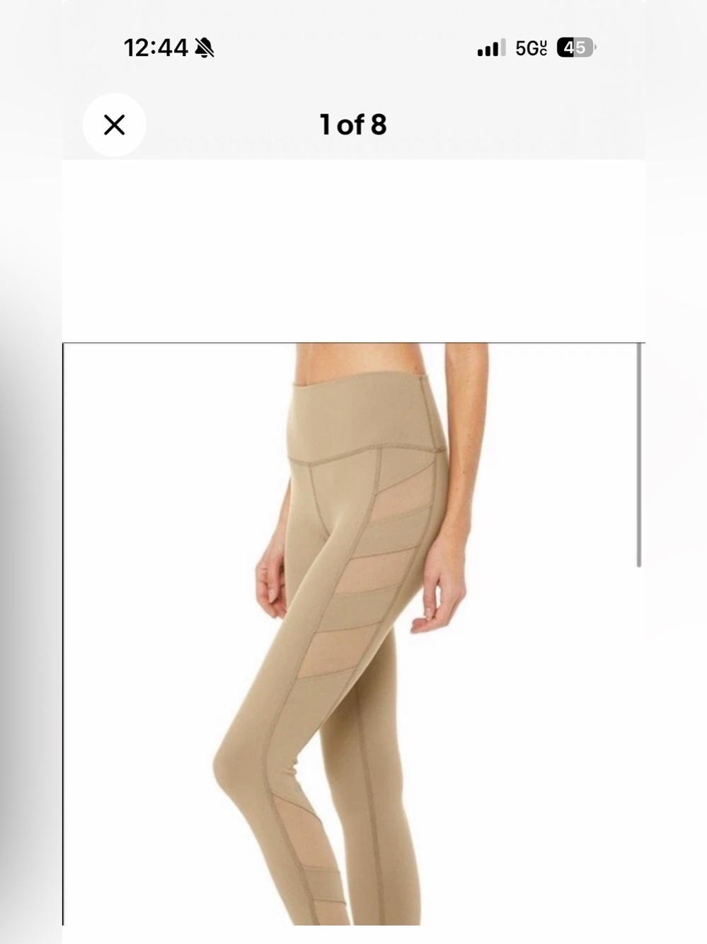 Alo side mesh logo leggings medium